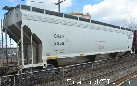 Car/wagon CGLX2352 left side / coté gauche